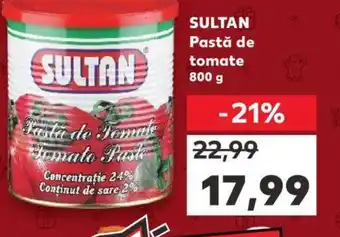 Kaufland Sultan Pastă de tomate 800 g Ofertă