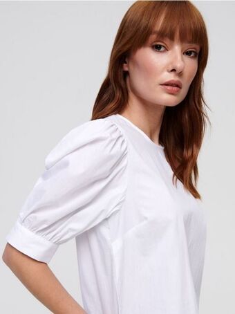 Sinsay Bluză cu mâneci bufante Ofertă