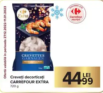 Carrefour Extra Creveți decorticați 720 g