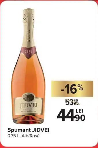Jidvei Spumant 0.75 L Alb/Rose