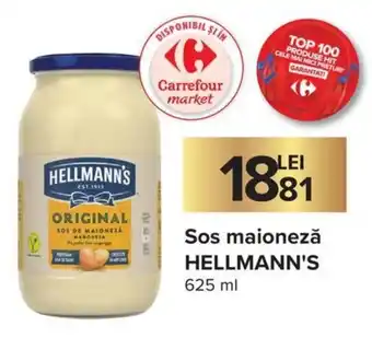 Carrefour Market Hellmann's Sos maioneză 625 ml Ofertă