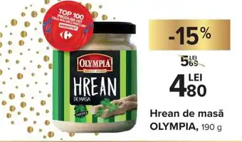 Carrefour Market Olympia Hrean de masă 190 g Ofertă