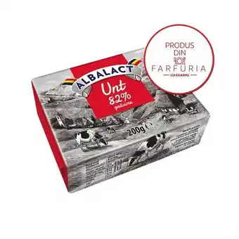 Unt albalact, 82% grasime, 200 g