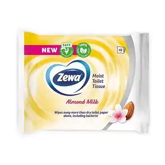 Auchan Hartie igienica umeda cu parfum de migdale zewa, 42 de bucati Ofertă