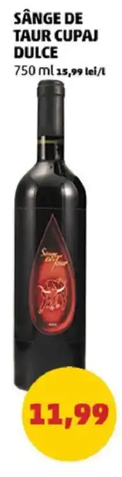Sânge de taur cupaj dulice 750ml