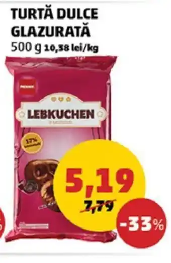 Penny Penny turtă dulce glazurată 500g Ofertă
