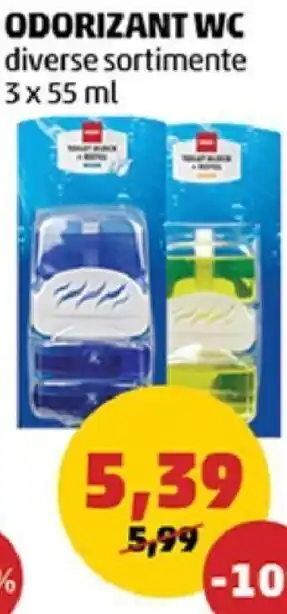 Penny Penny odorizant wc 3x55ml Ofertă