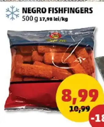 Penny Negro fishfingers 500g Ofertă