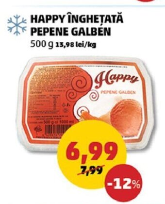 Happy înghețată pepene galben