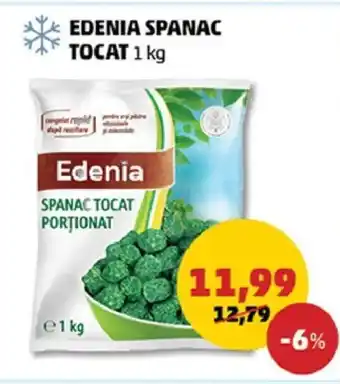 Penny Edenia spanac tocat 1kg Ofertă