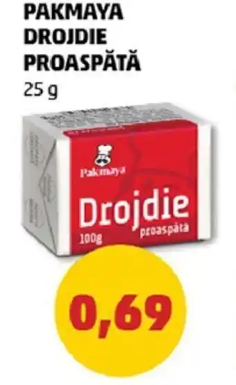 Penny Pakmaya drojdie proaspătă 25g Ofertă
