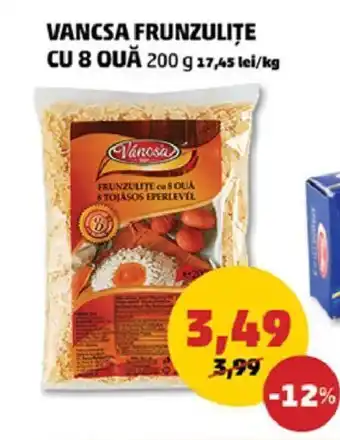 Penny Vancsa frunzulițe cu 8 ouă 200g Ofertă