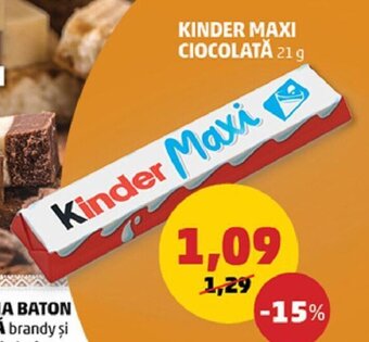 Penny Kinder maxi ciocolată 21g Ofertă