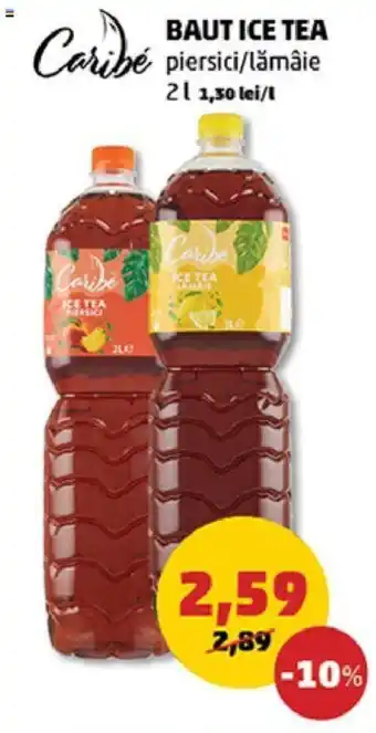 Penny Caribe baut ice tea piersici / lămâie 2l Ofertă
