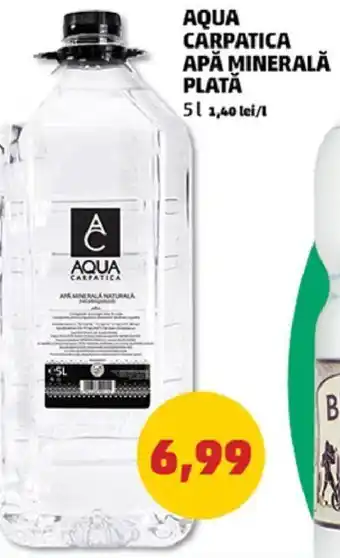 Penny Aqua carpatica apă minerală plată 5l Ofertă