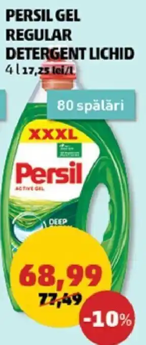 Penny Persil gel regular detergent lichid 4l Ofertă