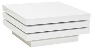 Favi Masuta alba de birou trista, structura mdf, 80x80x42 Ofertă