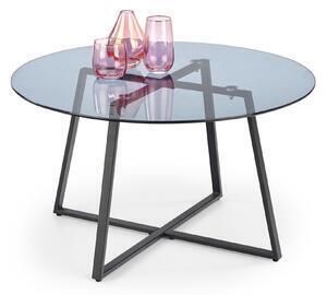 Masuta de cafea zelda negru/fumuriu, 80x45 cm