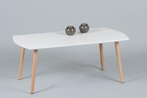 Masuta lemn alba imola, 110x60x44 cm