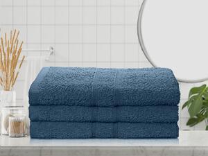 Prosop din bumbac culoare albastru inchis, donna 70x120 cm