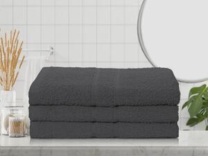 Prosop din bumbac culoare gri antracit, donna 70x120 cm