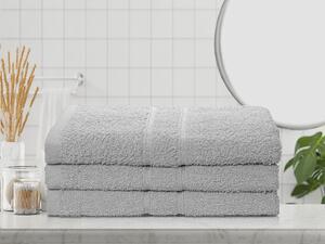 Prosop din bumbac culoare gri deschis, donna 70x120 cm