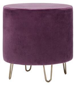 Taburet asmara 311, violet, cadru din lemn de fag si mdf/poliester si