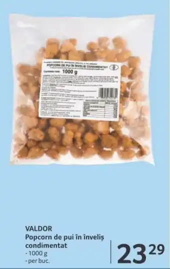 Selgros Valdor popcorn de pui în inveliș condimentat 1kg Ofertă