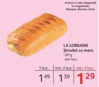 La lorraine ștrudel cu mere 80g / per buc.