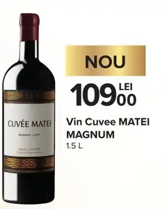 Carrefour Market Cuvée matei vin magnum 1.5l Ofertă