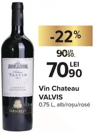 Carrefour Market Valvis vin chateau 0.75l alb / roșu / rosé Ofertă