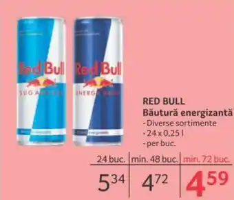 Selgros Red bull băutură energizantă 24 x 0,25l / per buc. Ofertă