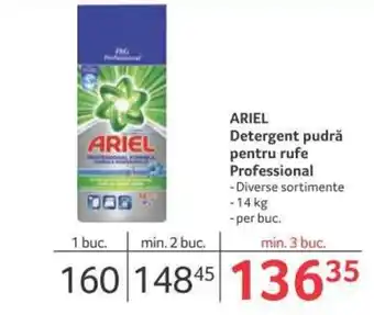 Selgros Ariel detergent pudră pentru rufe professional 14kg / per buc. Ofertă