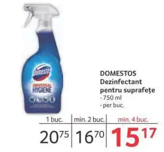 Selgros Domestos dezinfectant pentru suprafețe 750 ml / per buc. Ofertă