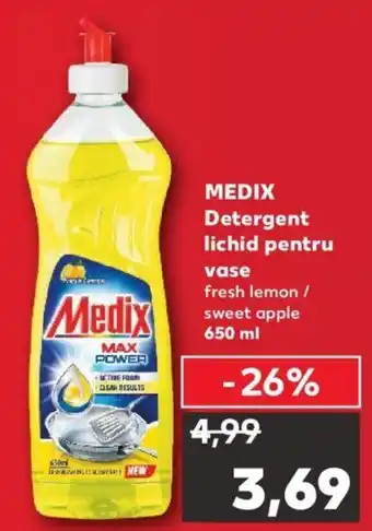 Kaufland Medix detergent lichid pentru vase 650ml Ofertă