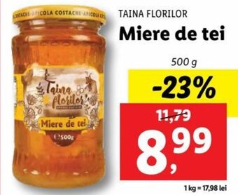 Lidl Taina florilor miere de tei 500g Ofertă