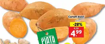 Lidl Lidl piata cartofi dulci per kg Ofertă