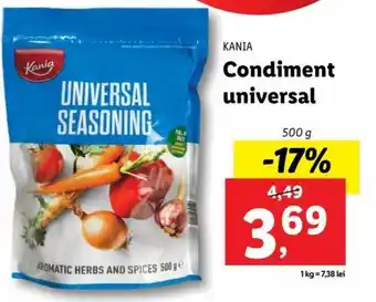 Lidl Kania condiment universal 500g Ofertă