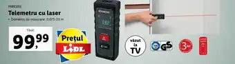Lidl Parkside telemetru cu laser domeniu de măsurare 0.075-20m 1 buc. Ofertă