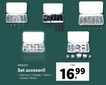 Lidl Parkside set accesorii garnituri / cărlige / tuburi / coliere / nituri 1 set Ofertă