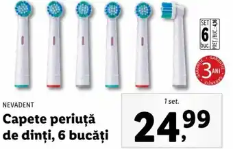 Nevadent capete periuță de dinți 6 bucăți 1 set