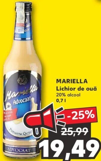 Kaufland Mariella lichior de ouă 0,7l Ofertă