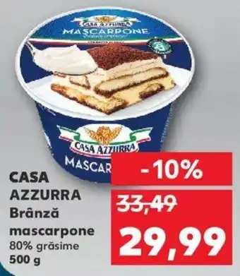 Kaufland Casa azzurra brânză mascarpone 500g Ofertă