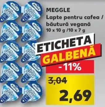 Kaufland Meggle lapte pentru cafea băutură vegană 10x10g / 10x7g Ofertă