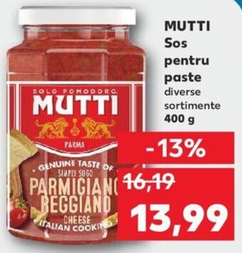Kaufland Mutti sos pentru paste 400g Ofertă