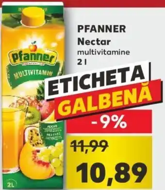 Kaufland Pfanner nectar 2l Ofertă