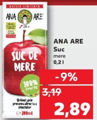 Kaufland Ana are suc 0,2l Ofertă