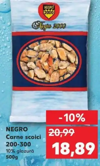 Kaufland Negro carne scoici 200-300 / 500g Ofertă