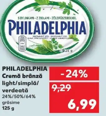 Kaufland Philadelphia cremă brânză 125g Ofertă