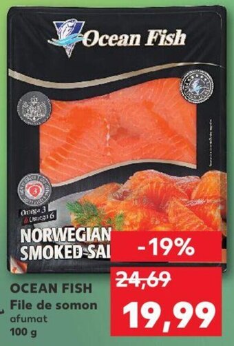 Kaufland Ocean fish file de somon 100g Ofertă